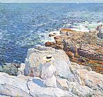 Childe Hassam Canvas Paintings - The South Ledges Appledore